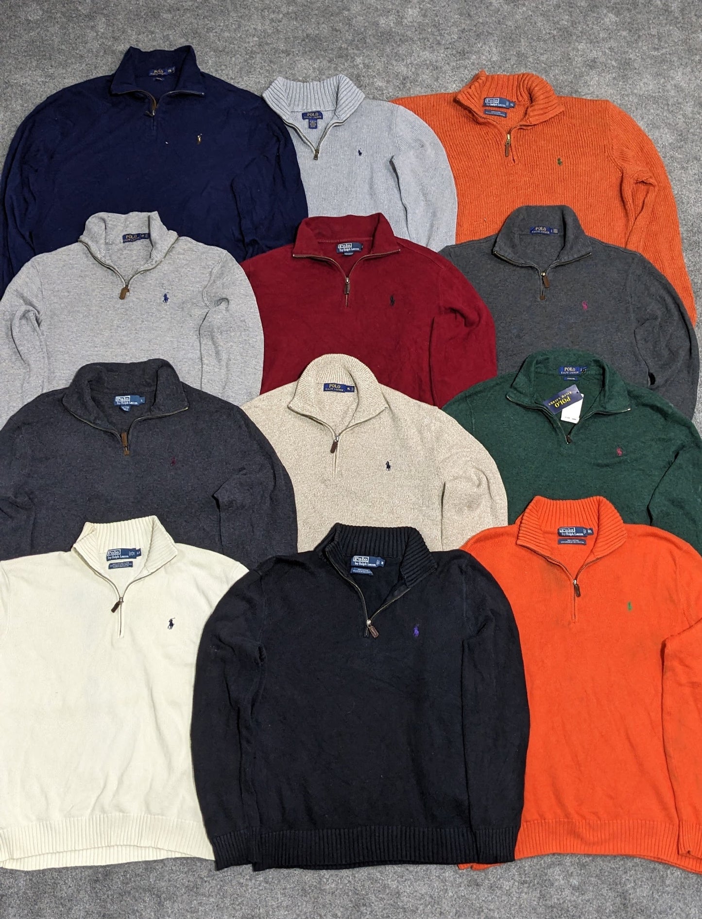 Ralph Lauren Quarter Zip Sweaters 50 Pieces