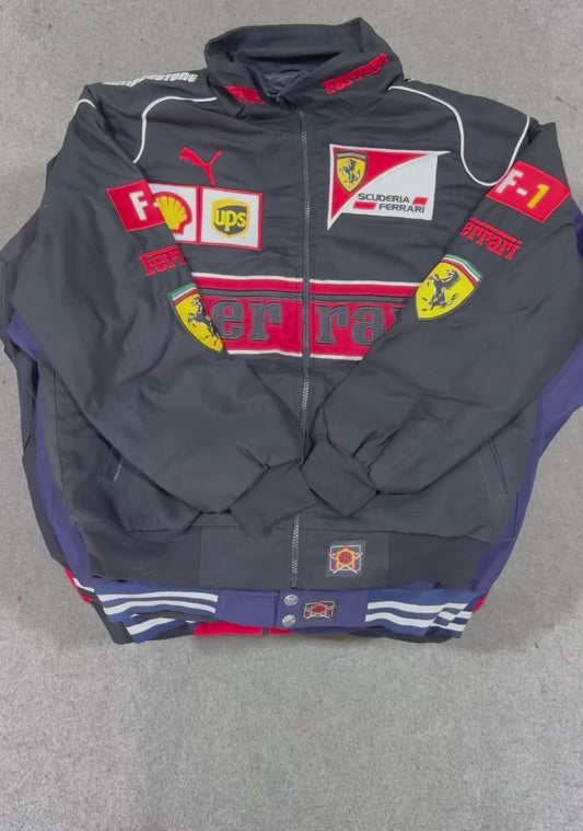 Nascar Rework Style Ferrari & m&ms Jackets